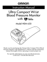 Omron Healthcare Automatic Blood Pressure Monitor User manual