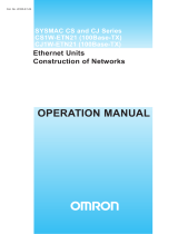 Omron CS1W-ETN21 User manual