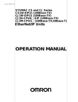 Omron SYSMAC CJ1W-EIP21 User manual