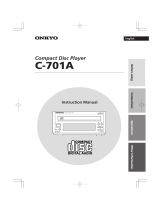 ONKYO C-701A User manual