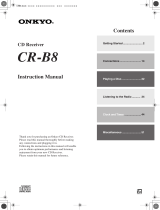 ONKYO CR-B8 User manual