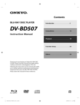ONKYO DV-BD507 User manual