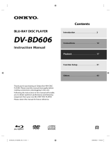 ONKYO DV-BD606 User manual