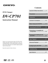 ONKYO DV-CP701 User manual