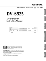 ONKYO DV-S525 User manual