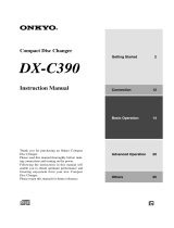 ONKYO DX-C390 User manual