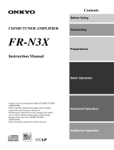 ONKYO FR-N3X User manual