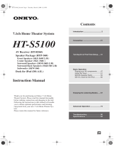 ONKYO HT-S5100 User manual