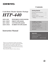 ONKYO HTP-440 User manual