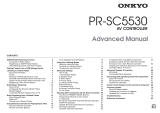ONKYO PR-SC5530 Owner's manual