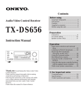 ONKYO TX-DS656 User manual