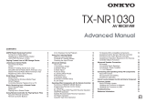 ONKYO TX-NR1030 User manual