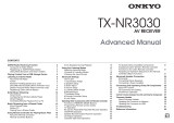 ONKYO TX-NR3030 User manual