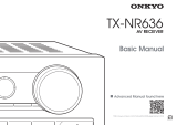 ONKYO TX-NR636 Owner's manual