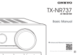 ONKYO TX-NR737 User manual
