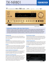 ONKYO TX-NR801 User manual