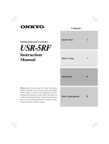 ONKYO USR-5 User manual