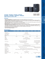 OPTI-UPS DS2000E User manual