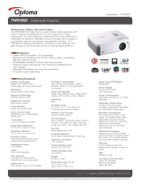 Optoma TWR1693 User manual