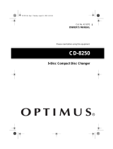 Optimus CD-8250 User manual