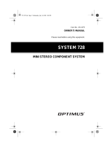 Optimus SYSTEM 728 User manual