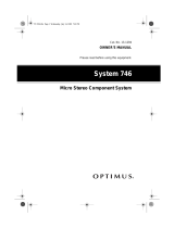 Optimus SYSTEM 746 User manual