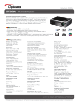 Optoma Technology DX609V User manual