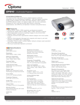 Optoma Technology EP910 SXGA+ User manual
