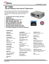 Optoma Technology EzPro 732H User manual