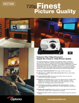 Optoma Technology HD7300 User manual