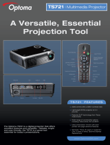 Optoma TS721 User manual