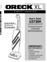 Oreck XL3640HH User manual