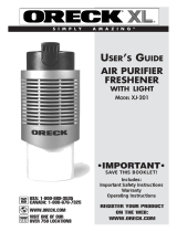 Oreck XJ-201 User manual