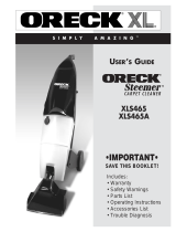 Oreck XLS465A User manual