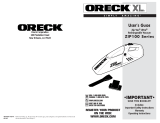 Oreck XL Zip Vac Ultra ZIP100 Series User manual