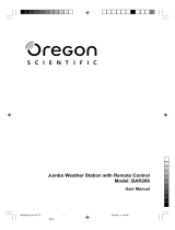Oregon Scientific JUMBO BAR289 User manual