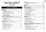 Oregon Scientific OUTBREAKER RX109 User manual