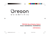 Oregon Scientific BAR986HGA User manual
