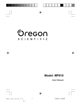 Oregon MP810 User manual