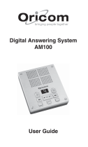 Oricom AM100 User manual