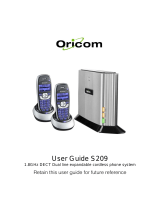 Oricom S209 User manual