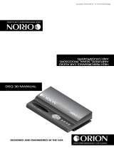 Orion Car Audio DEQ 30 User manual