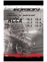 Orion Car Audio HCCA 12.4 User manual