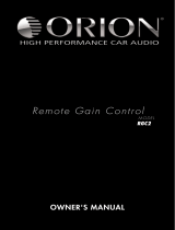 Orion Car Audio RGC2 User manual