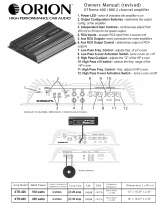 Orion XTREME 800 Owner's manual