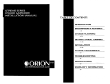 Orion Xtreme Series User manual