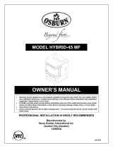 Osburn Stoves by SB I HYBRID-45 MF User manual