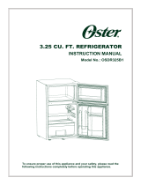 Oster OSDR325B1 User manual