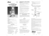 Oster 6627 User manual