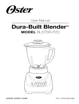 Oster BLSTSR-PZ0-126 User manual